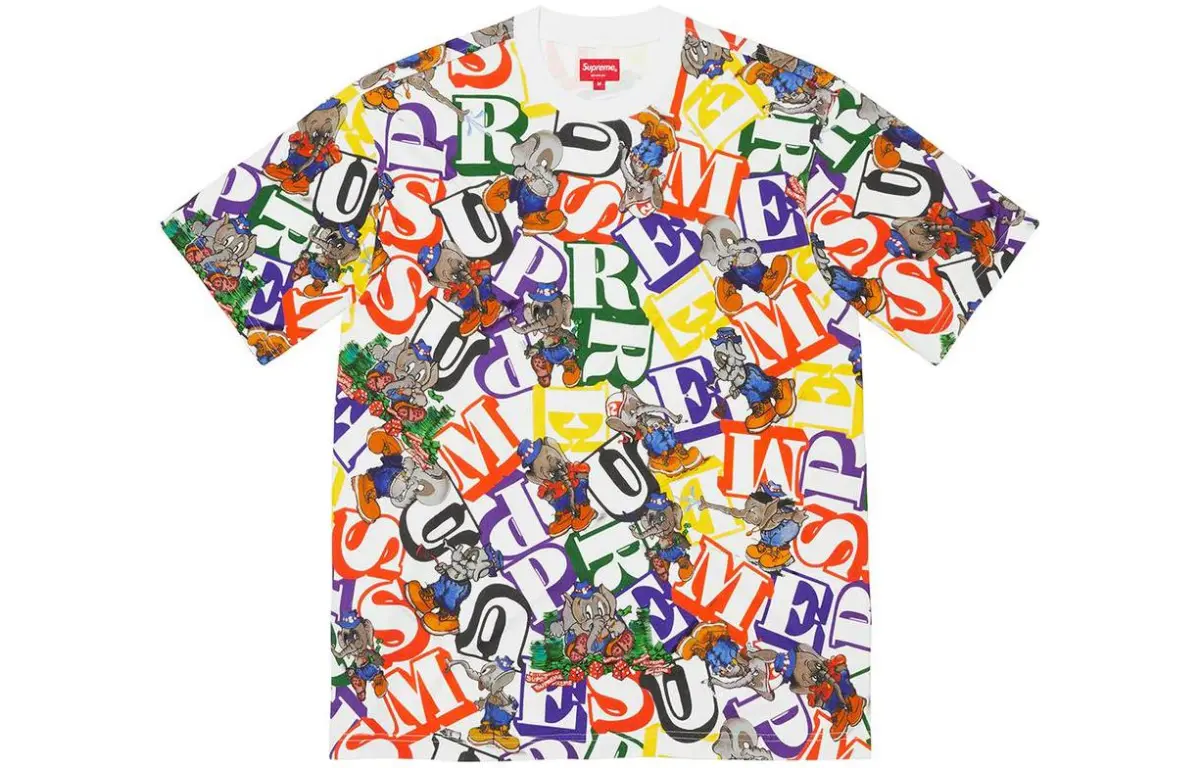 Supreme Elephant Short Sleeve Top