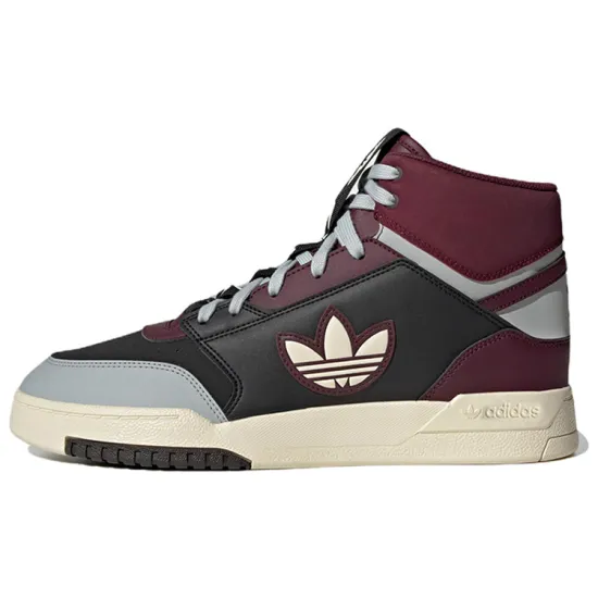 Adidas Originals Drop Step Skateboard Shoes Unisex High-top Red/Black/Gray