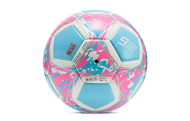Li Ning Size 5 Soccer Ball TPU Seamless Thermal bonding Unisex Pink Blue