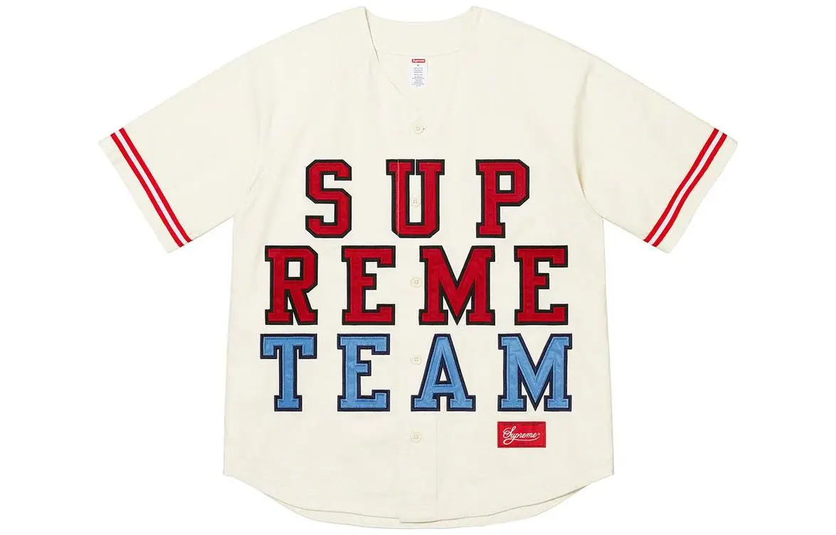 Supreme Denim Baseball Jersey