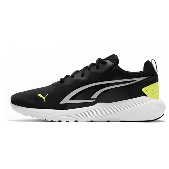 PUMA All-Day Active Running Shoes Unisex Low-top Black/green