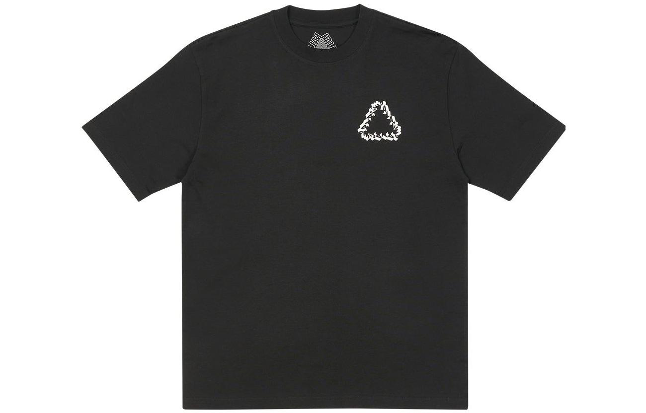 Мужская футболка Palace FW22 Logo (черная) — фото 2