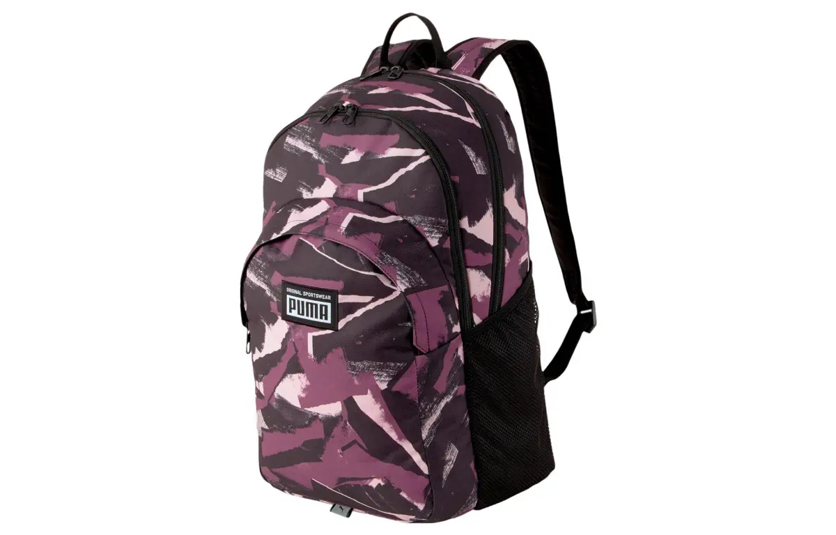 PUMA Fabric Backpack Backpacks Unisex Coffee Purple