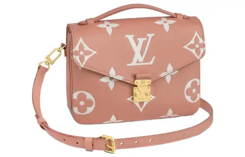 LOUIS VUITTON Pochette Métis Trianon Pink/Cream