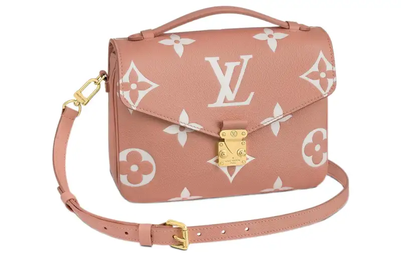 LOUIS VUITTON Pochette Métis Trianon Pink/Cream