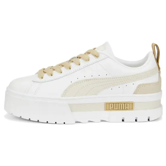 Puma Women's Mayze Luxe 'White Pale Khaki'