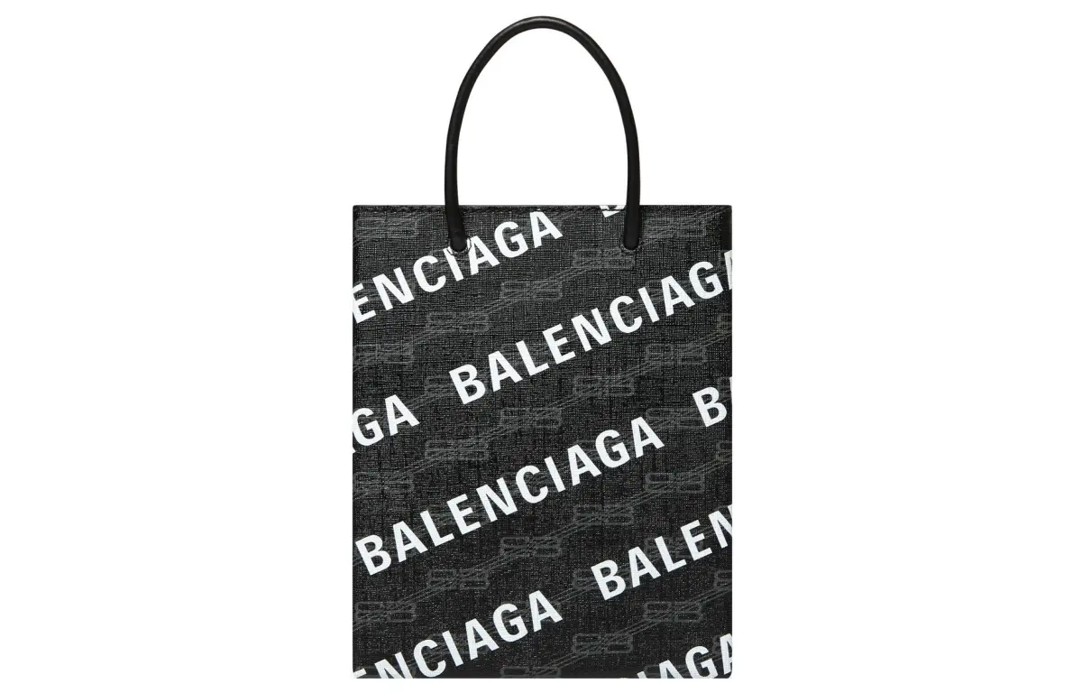 Balenciaga Artificial Leather Shoulder Bag, Crossbody Bag, Handbag Large Women's Black & Gray