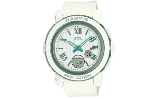 CASIO Women's BABY-G 41.5mm Green Watch BGA-290SW-7AJF