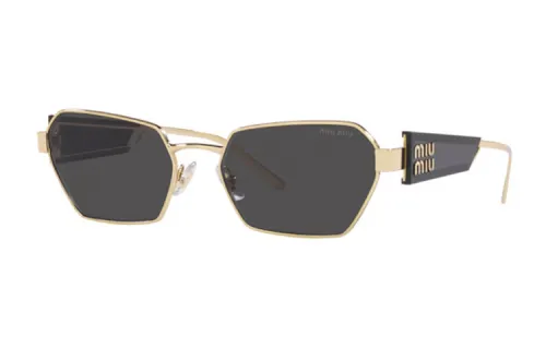 Miu Miu logo-debossed geometric-frame sunglasses