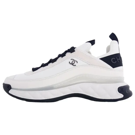 CHANEL Velvet Calfskin & Mixed Fibers Sneaker 'Ivory'
