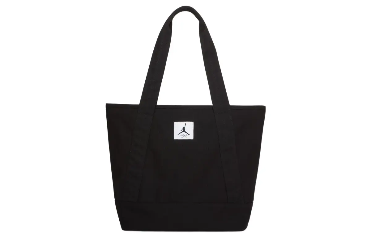Jordan Cotton And Canvas Bag, Tote Bag, Shopping Bag, Shoulder Bag, Handbag Regular Unisex Black