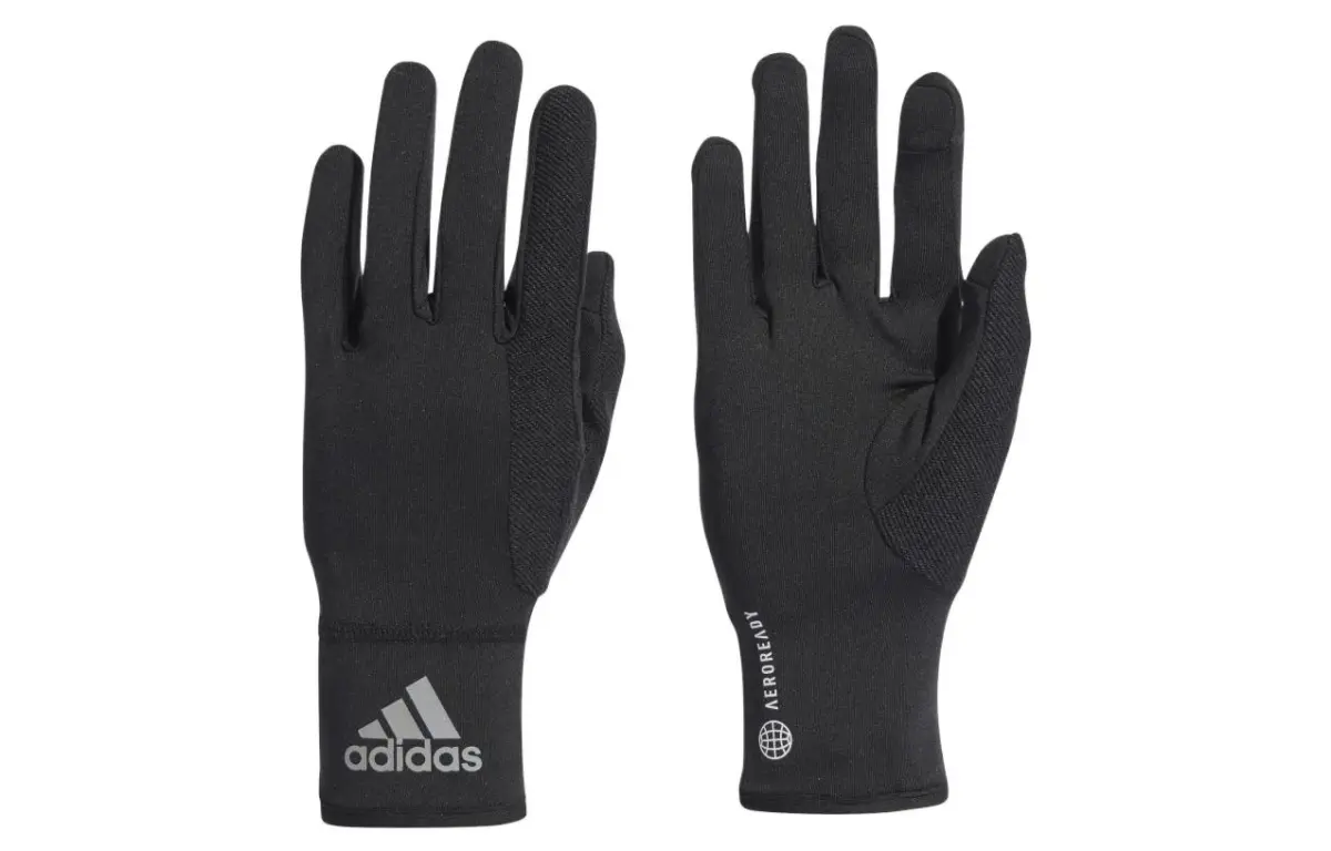 Adidas Polyester Sports Gloves Unisex Black