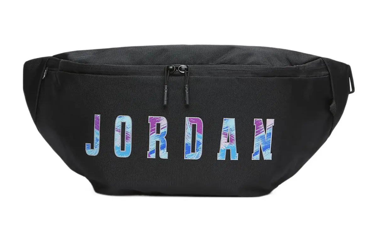 Jordan Polyester Fanny Pack Crossbody Bag Regular Unisex Black