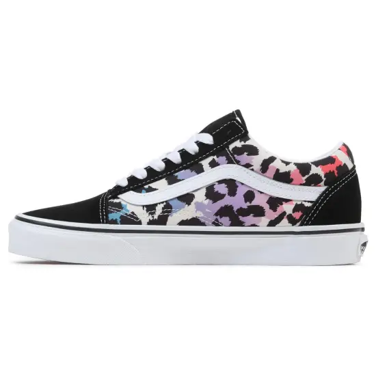 Vans Old Skool Skateboarding Shoes Unisex Low-top White/Black/Green