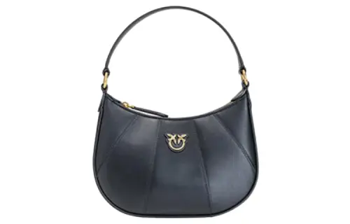 PINKO Cow Leather Bird Bag, Swallow Bag, Handbag, Shoulder Bag, Crossbody Bag Mini Women's Black