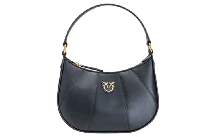 PINKO Cow Leather Bird Bag, Swallow Bag, Handbag, Shoulder Bag, Crossbody Bag Mini Women's Black