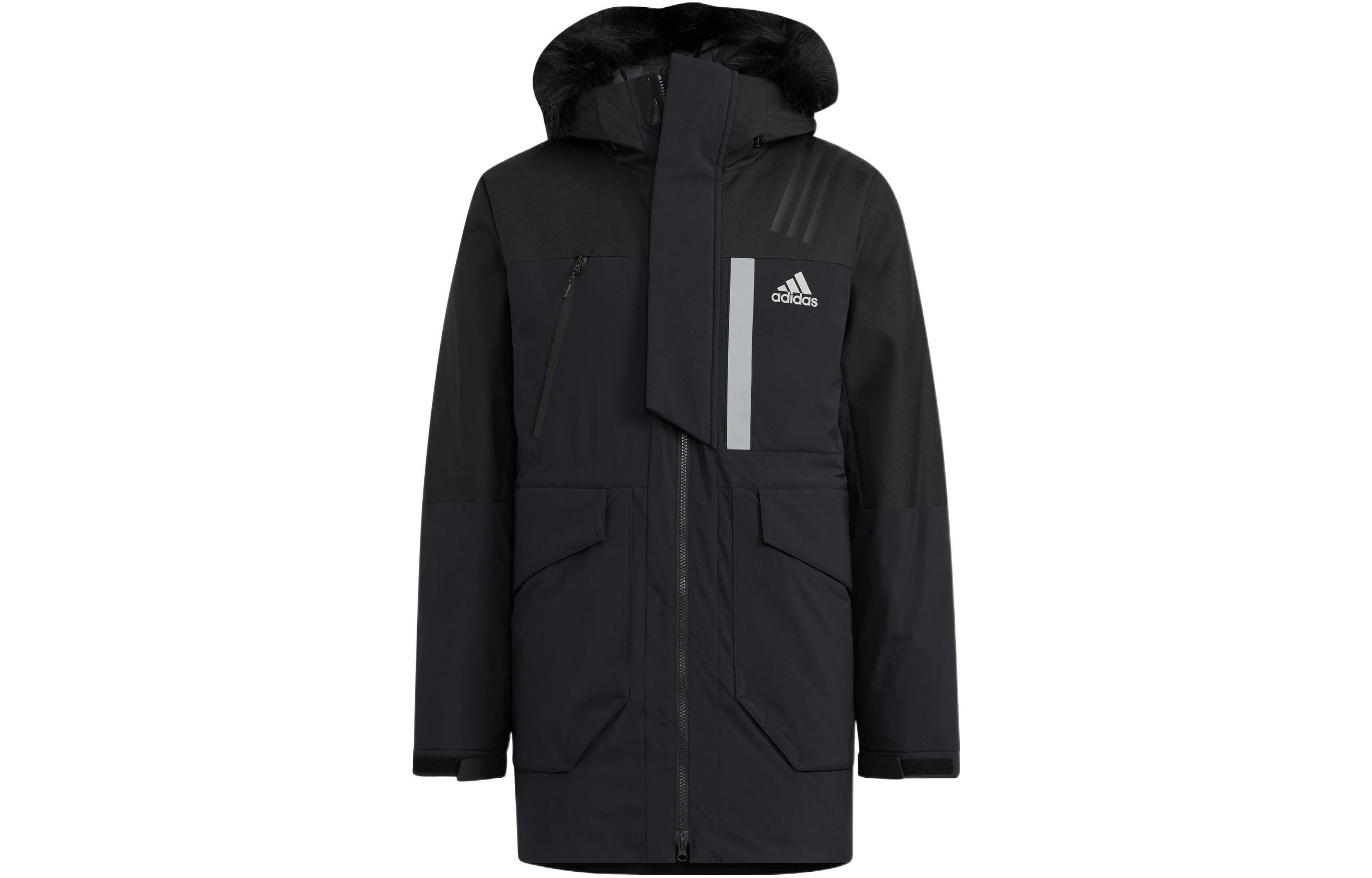 adidas Fur Hood Dwn Pk Logo