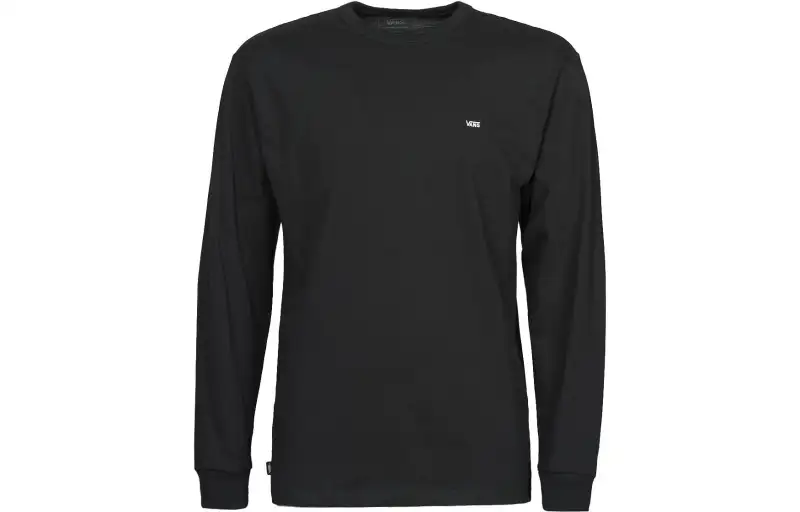 Vans T Shirts Men's Black Crew Neck Moderate Straight Fit
