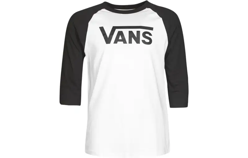 Vans Ragl T Shirts Men's White Crew Neck Moderate Straight Fit
