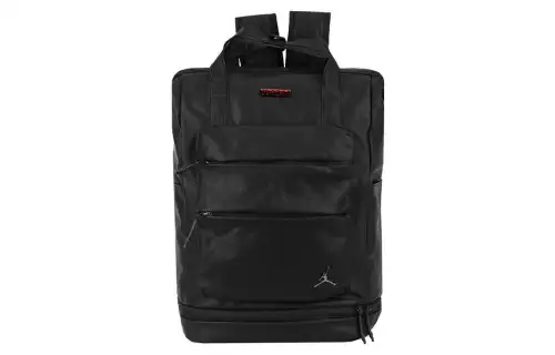 Jordan Polyurethane Backpack Unisex Black
