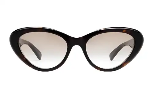 tortoiseshell-effect cat-eye sunglasses