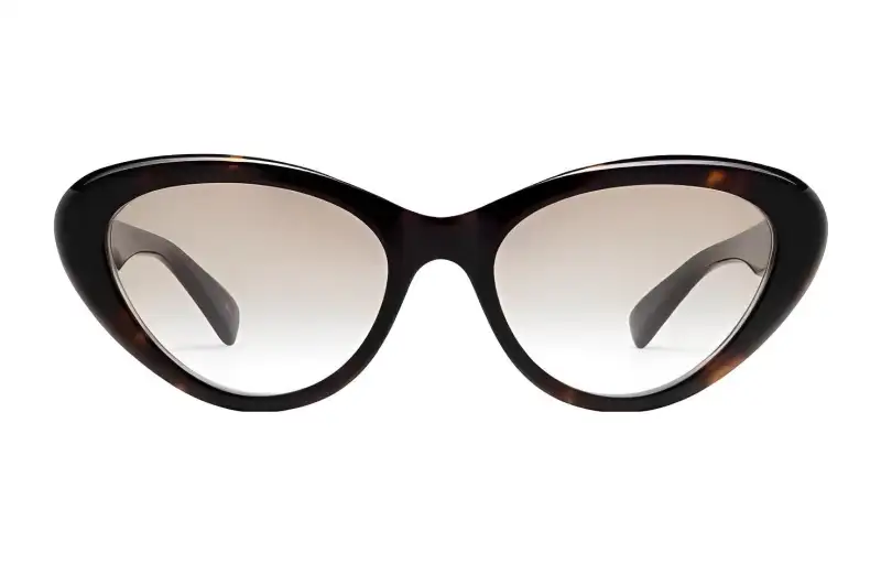 tortoiseshell-effect cat-eye sunglasses