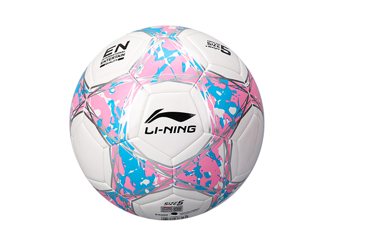 Li Ning Size 35 560mm, No. 4, 635 660mm; Size 5, 685 690mm Soccer Ball TPU Kids’ White Light Blue Pink