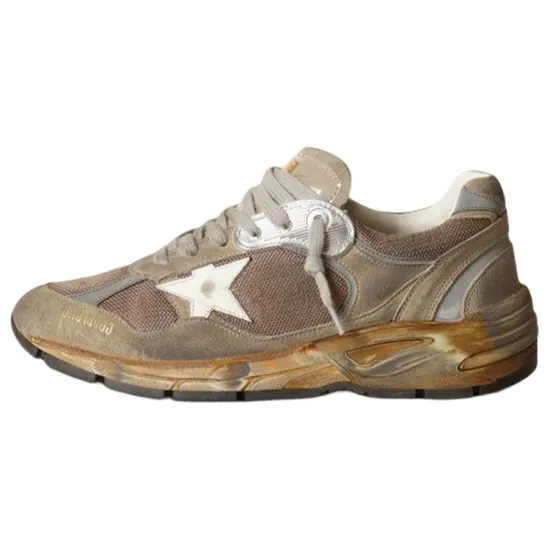 Golden Goose Dad-Star Casual Shoes Women's Low-Top Dove Gray