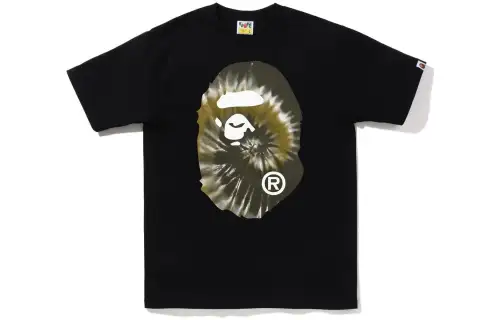 Bape Tie Dye Big Ape Head Tee