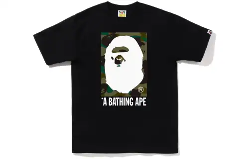 BAPE FW22 1st Camo Box Ape Head Tee camouflage ape print round neck pullover short-sleeved T-shirt for men