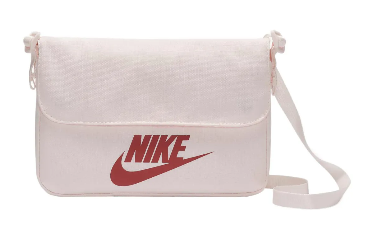 Nike Fabric Small Square Bag, Shoulder Bag, Crossbody Bag Regular Women's Light Pink