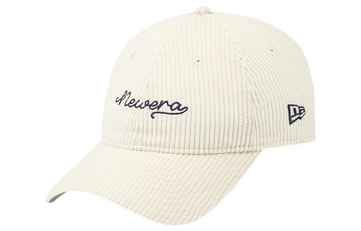 New Era Cotton Baseball Caps Unisex Beige