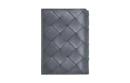 Bottega Veneta Sheepskin Wallet Small Women's Lightning Gray