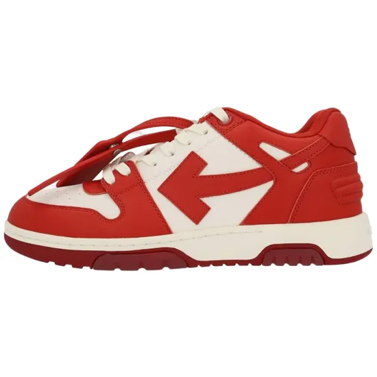 OFF-WHITE Out Of Office Low-Top Sneakers 'Red White'