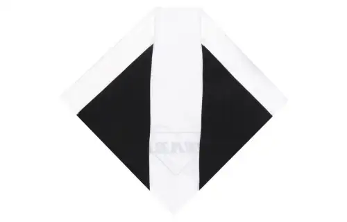 PRADA Scarves Men's Black/White