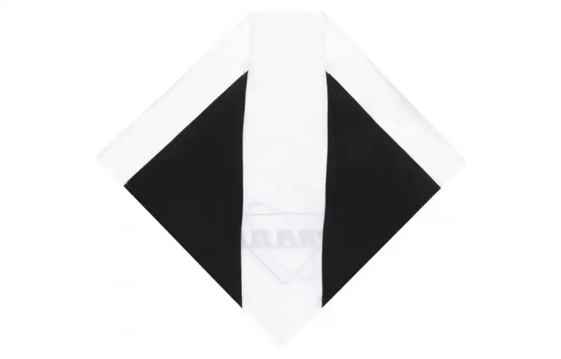 PRADA Scarves Men's Black/White