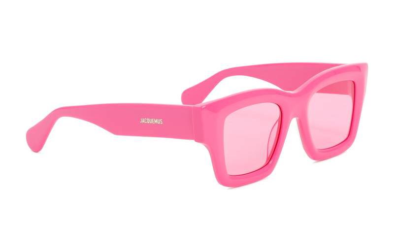 Jacquemus Logo-plaque Square-frame Sunglasses