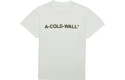 A COLD WALL* T Shirts Unisex Ivory Crew Neck Moderate Straight Fit