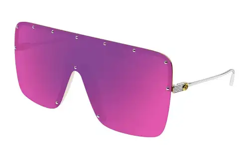 oversized-frame studded sunglasses