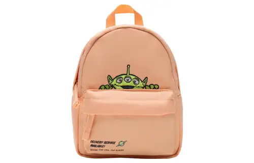 Li Ning, Disney, sports toy with zipper, foldable orange backpack for men and women