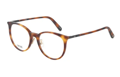DIOR Plate Frame Irregular Shape Prescription Glasses Unisex