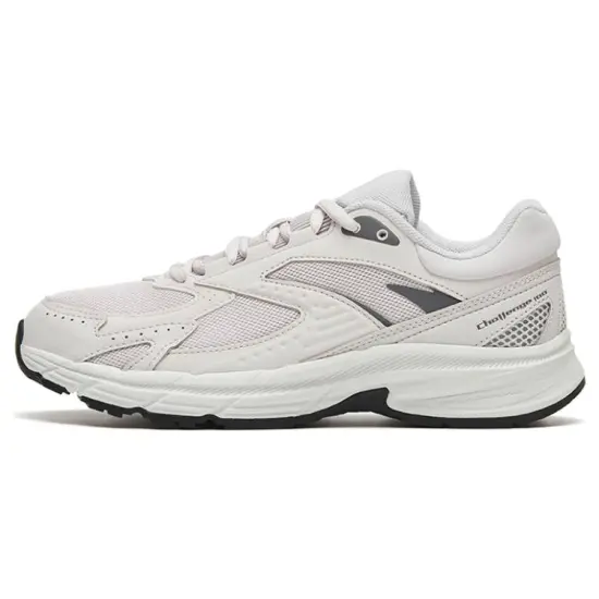 Anta Anti-Slip And Wear-Resistant Breathable Low-Top Running Shoes Women's Light Silver Gray