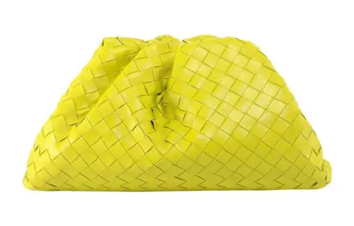 Bottega Veneta POUCH Cloud Bag Sheepskin Clutch Regular Women's Kiwi Green