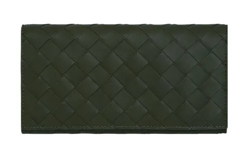 Bottega Veneta Cow Leather Wallet Large Men's Jasper