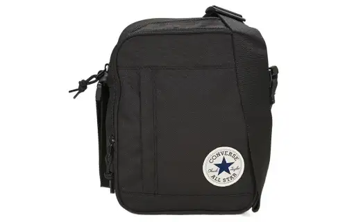 Converse Polyester Shoulder Bag, Crossbody Bag Regular Unisex Black