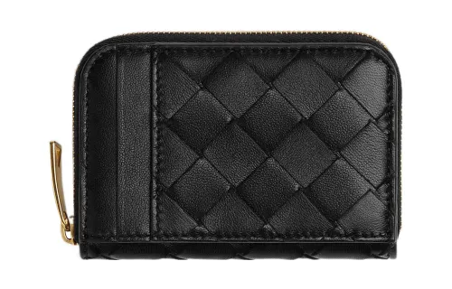 Bottega Veneta Lambskin Wallet Women's Black