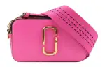 MARC JACOBS Snapshot Cow Leather Shoulder Bag, Crossbody Bag Regular Women's Pink