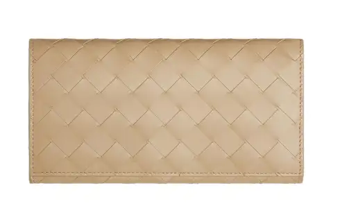 Bottega Veneta Cow Leather Wallet Large Men's Oat