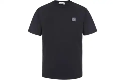 STONE ISLAND Logo Patch Crewneck T-Shirt
