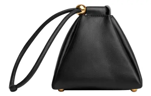 Bottega Veneta Lambskin Clutch Mini Women's Black